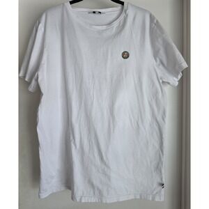 Roland Garros Men's XL White Short Sleeve T-Shirt Made in France Tennis Tee